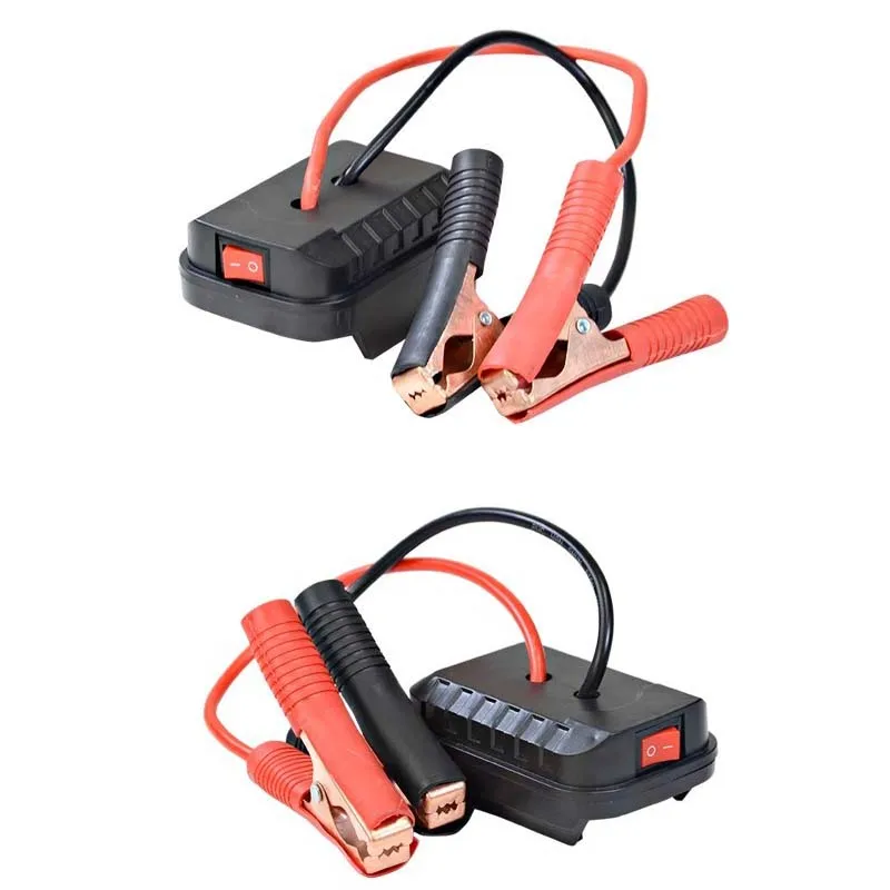 Bateria de carro de emergência ir para iniciantes ignição jump starter para makita bateria de lítio impulsionador cabo adaptador kit energia emergência diy