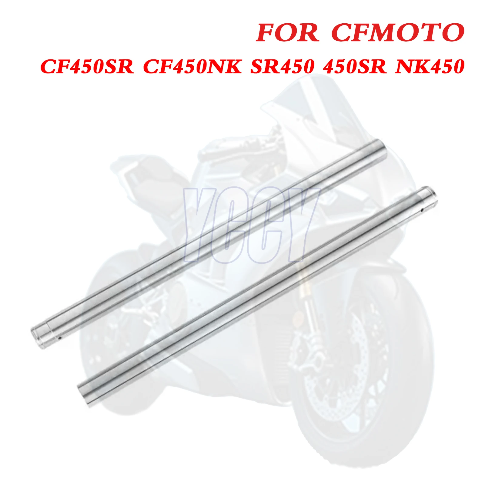 High Quality Motorcycle Accessories Front Suspension Fork Inner Tubes Set Fit For CFMOTO CF450SR CF450NK SR450 450SR NK450 450