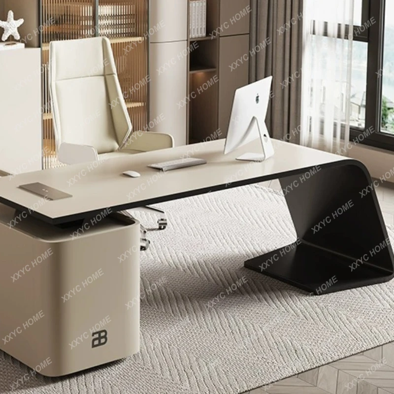 A Storage Luxury Executive Desk L Shape Manager Corner Designer Office Desks Strong Computer Escritorios De Oficina Home Office