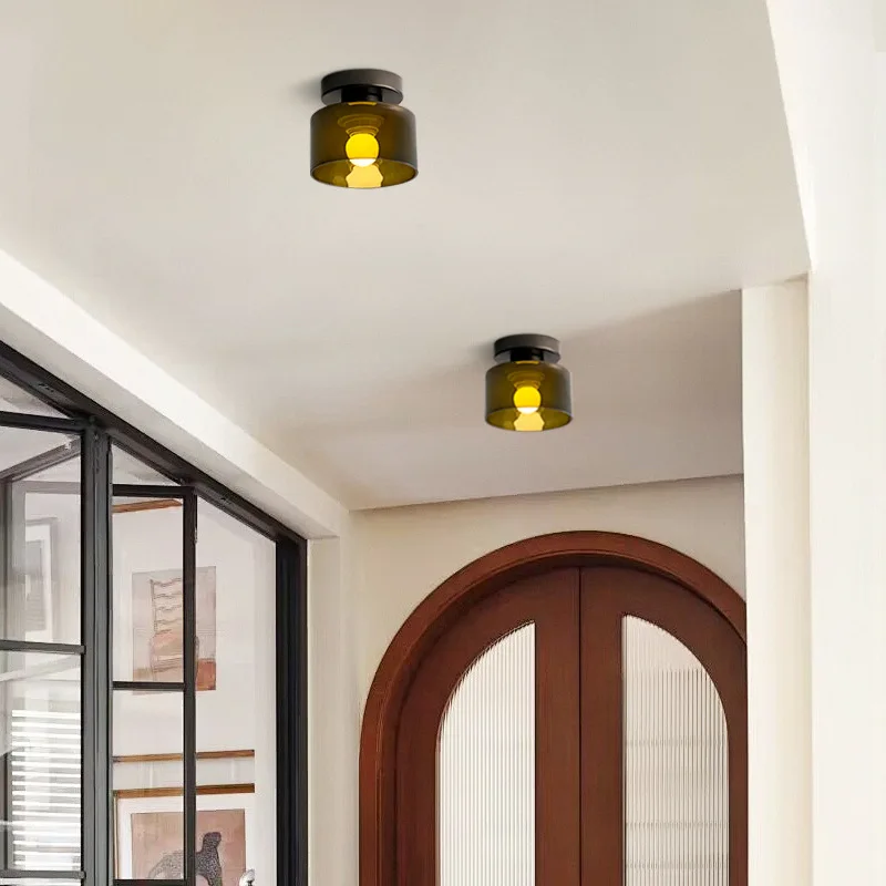 

Modern Design Small Ceiling Lamp Vitality Color Personalized Restaurant Light Creative High-end Sense Antique Aisle Lamp