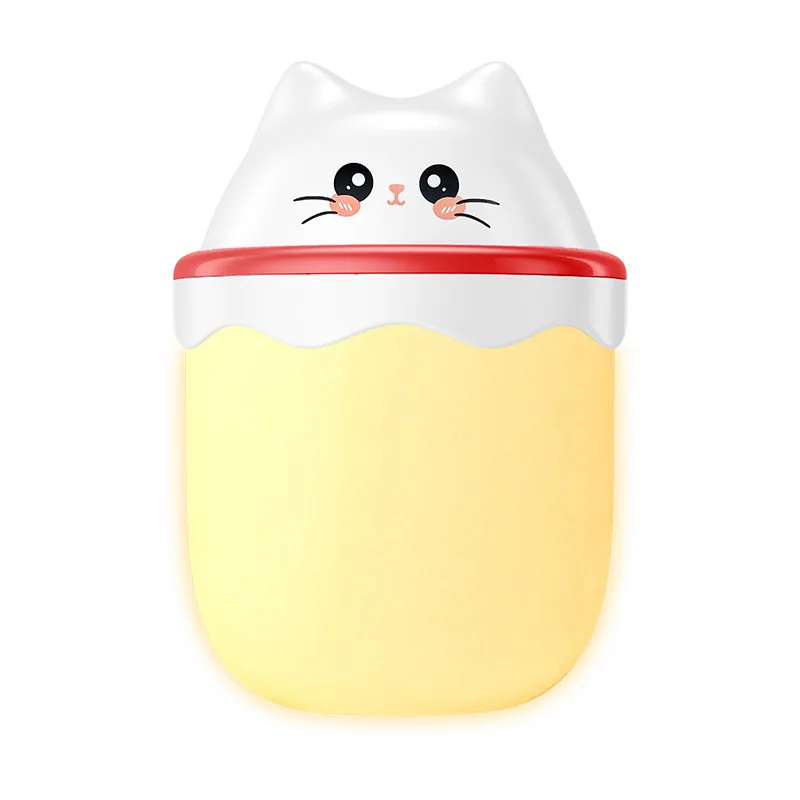 Umidificador de animais de estimação fofo doméstico pequeno medidor de hidratação de ar quarto luz noturna purificador de ar do carro