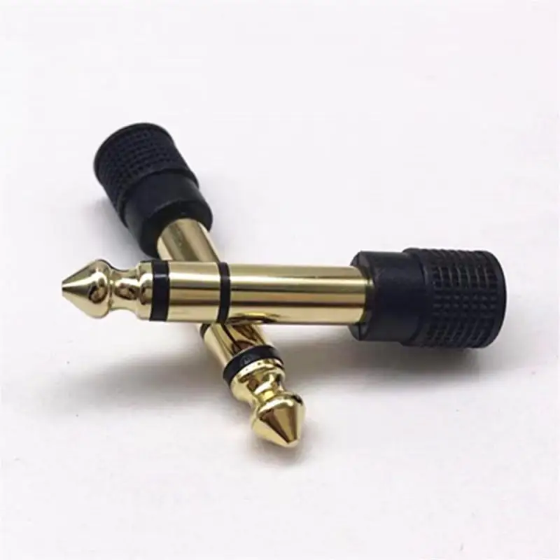 5/3/1pcs 6.35mm Revolutie 3.5mm Vrouwelijke Hoofdtelefoon Adapter Audio Versterker Microfoon AUX Kabel met Jack