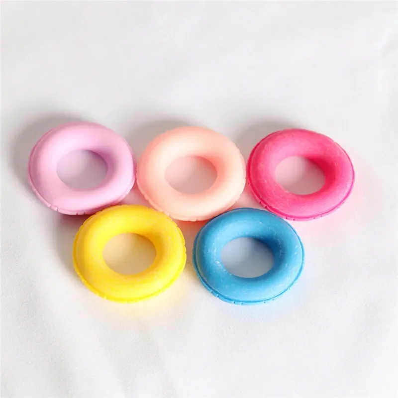 Sale Dollhouse Mini Solid Color Swimming Ring for Dollhouse Furniture Decoration Accessories