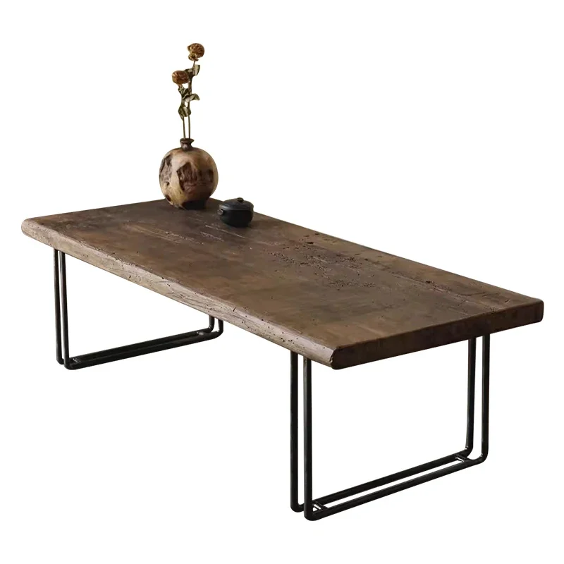 desk tea table retro computer table display long dining table reception
