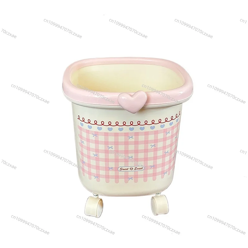 2026 New Trash Can with Pulley, Large Capacity in Household Living Room and Bedroom