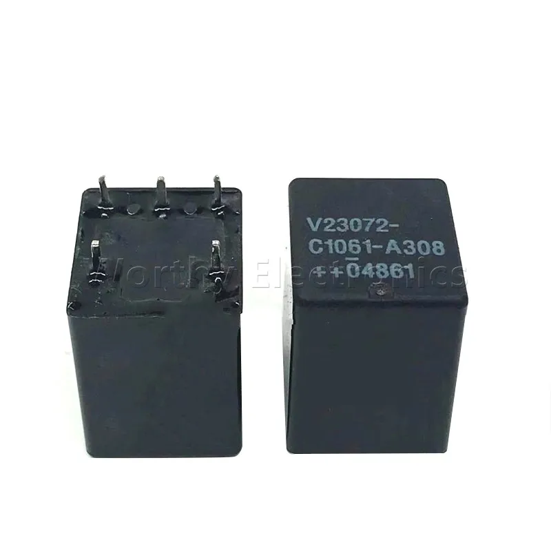 

Free Shipping 10pcs/lot relay V23072-C1061-A308 12V 5pin