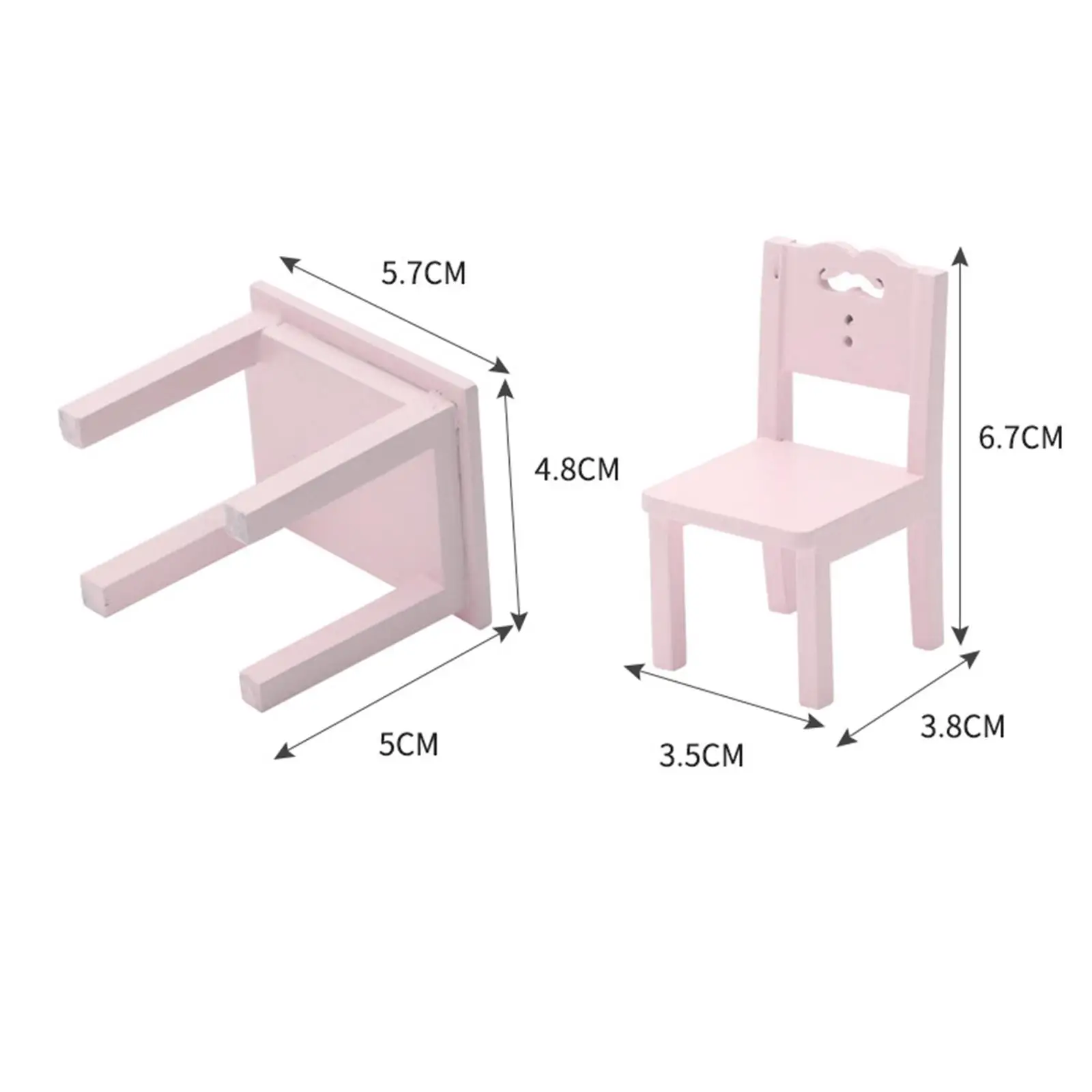 

Miniature Dollhouse Wooden Furniture Set 1 12 Scale Bedroom Living Room Dining Room Accessories for Kids Play