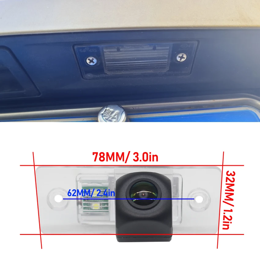 Rear View Camera For Skoda Fabia Combi 6Y MK1 5J MK2 1999~2014 Fisheye Lens CCD Night Vision Backup Camera license plate Camera