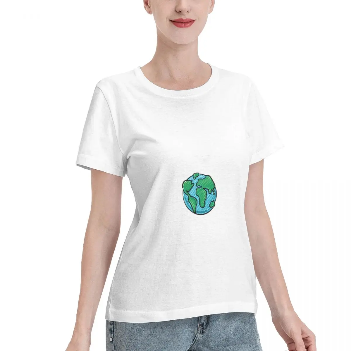 Affordable Climate Change Is Real - Ecologic Women's T-shirt Solid Color Outdoor Casual Top