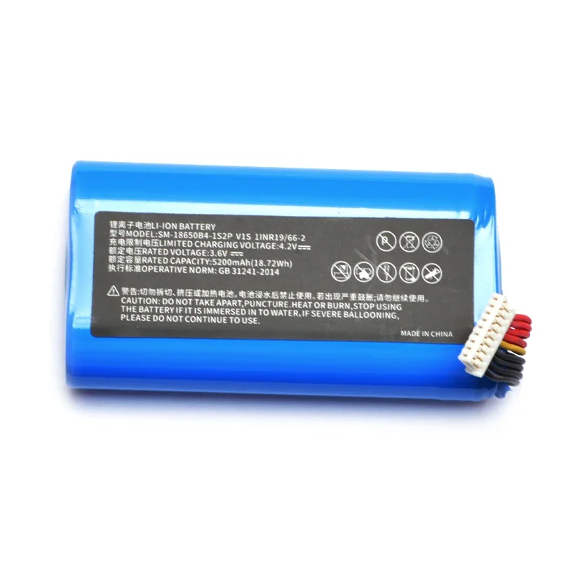 5200mAh V1S استبدال البطارية ل Sunmi P1 4G WS920 W6900 POS SM-18650B4-1S2P 1INR19/66-2