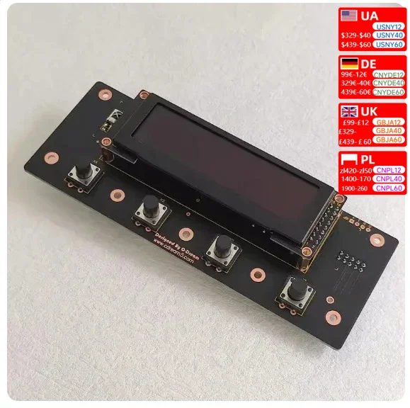 TDA1541 DAC driver digital display button board