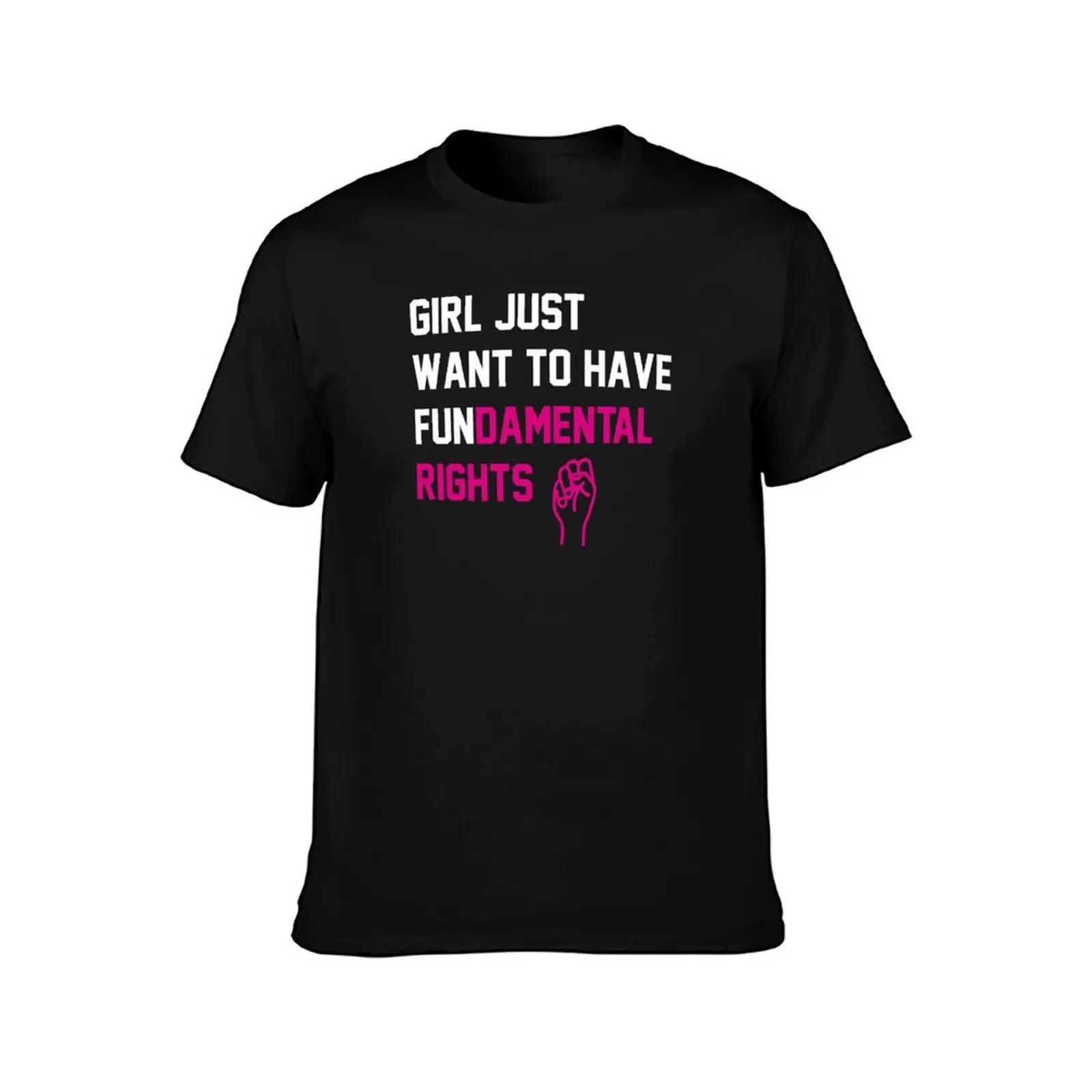 Cyndi Lauper's Official Girls Just Want to Have Fundamental Rights T-Shirt vintage anime shirt plain black t shirts men