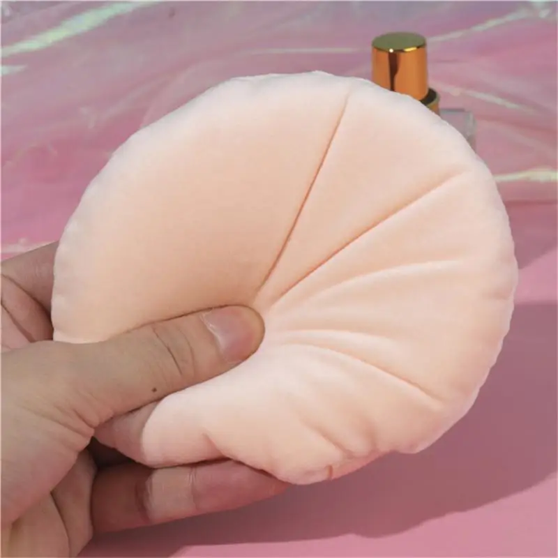 8-teiliges Baumwoll-Puff-Soft-Make-up-Puff-Pad für Gesichts puder Puder beige 13cm