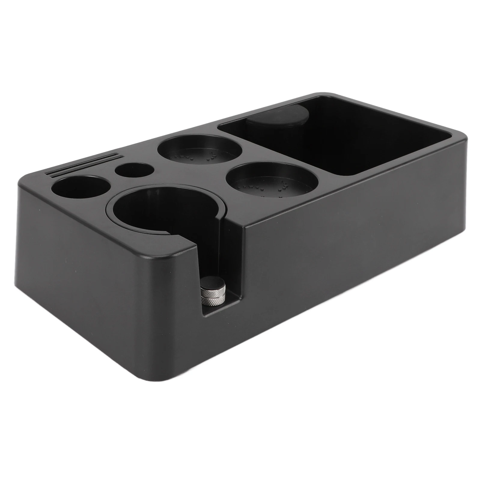Koffietamperstation ABS Multifunctionele koffiefiltertamperhouder portafilterstandaard 31x15cm voor thuis, keuken, café en bar