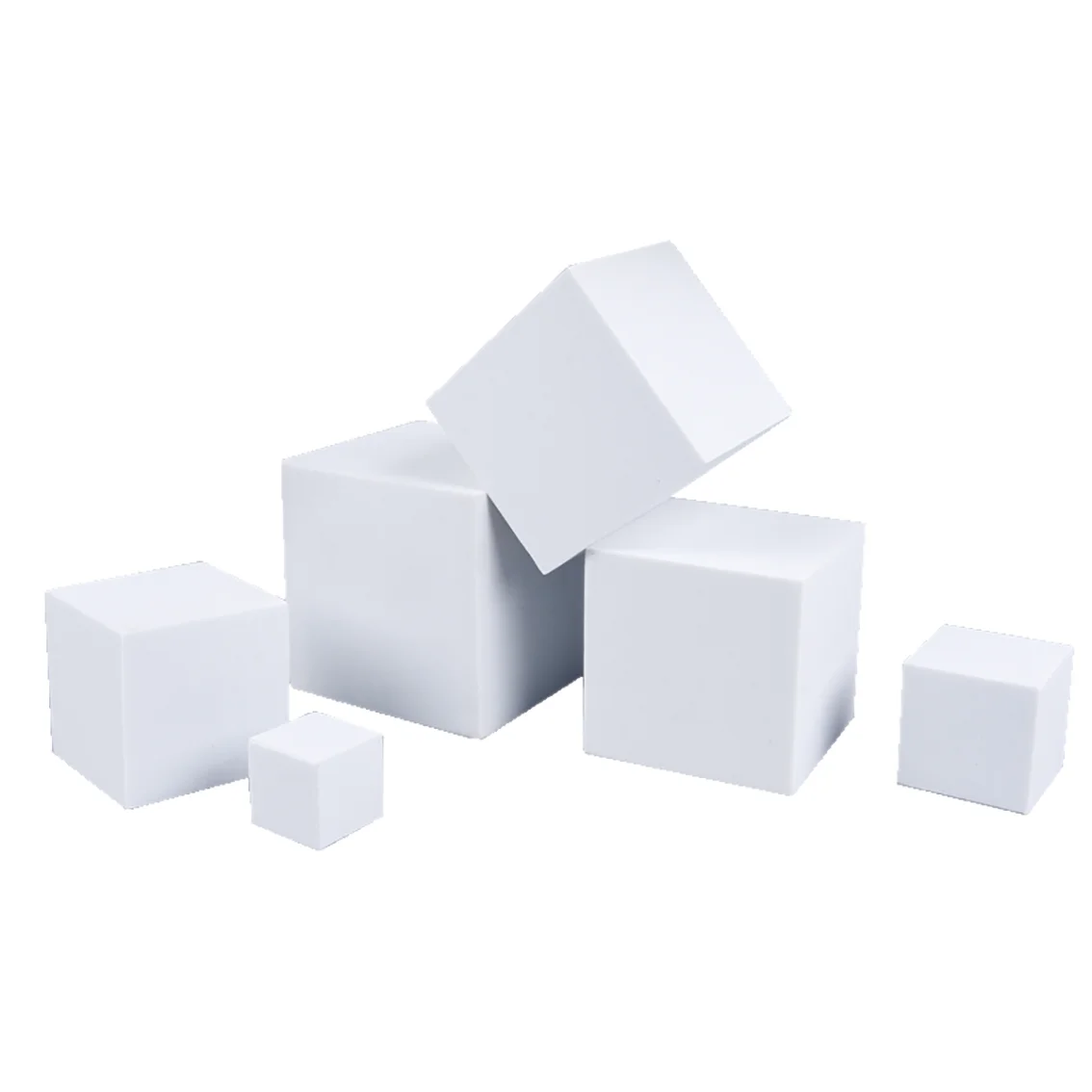 Square White EVA Foam Block for DIY Craft Model Making Material Teaching Tools Game Toys Accessories 10*10*10-60*60*60mm