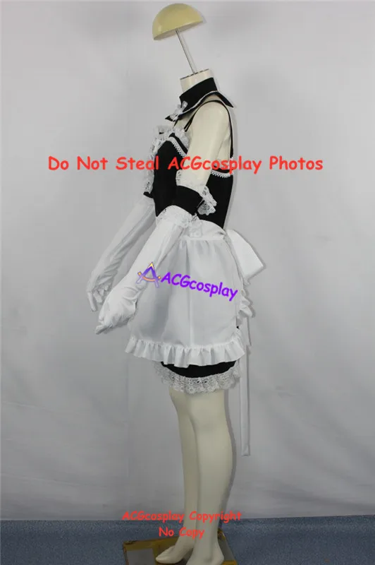 He is my master Anna Kurauchi Maid cosplay costumes acgcosplay include headgear and long stockings image 2
