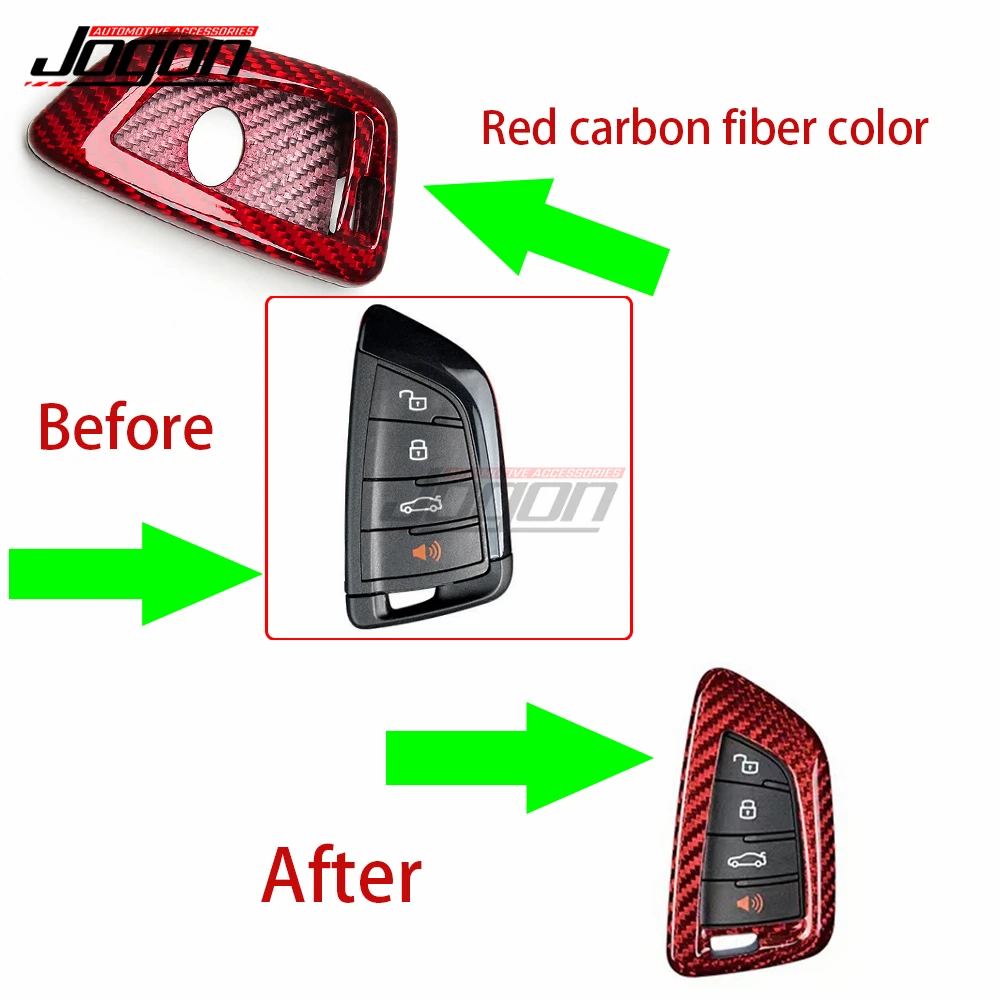Carbon Fibre Car Smart Key Keyless Remote Entry Fob Case Cover For Toyota GR Supra TRD A90 MK5 2019 2020 2021 2022 Accessories