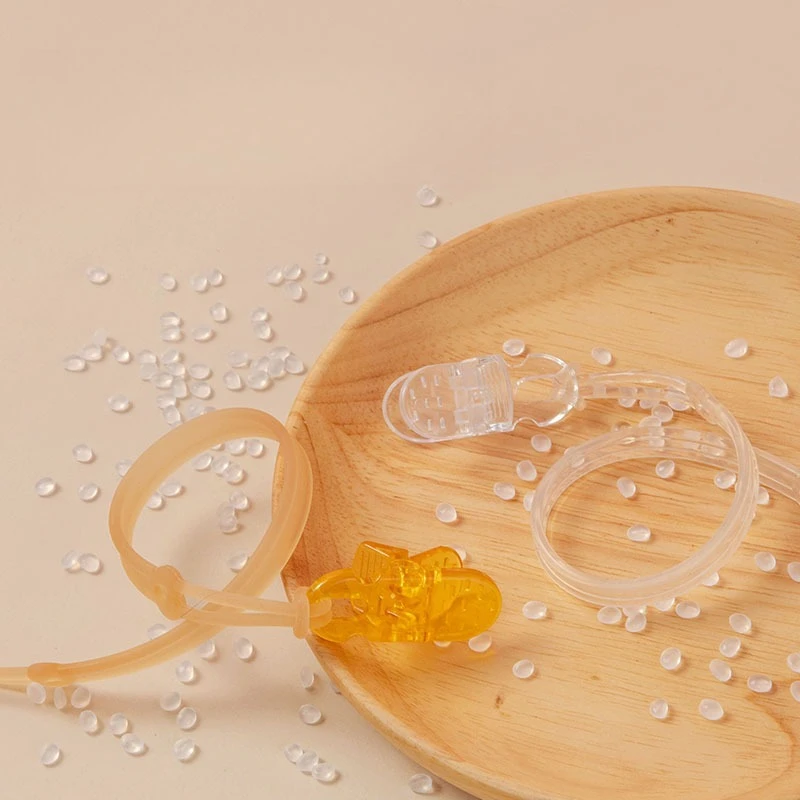 

Universal Spring Pacifier Chain for Babies Anti-Drop Soother Clip with Plastic Clip Prevent Falling Baby Item