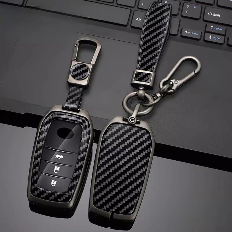 

Чехол-накладка на ключ для Toyota Hilux/Tundra 2020-23, импортный, с пряжкой, для автомобилей, аксессуары для интерьера, чехол для ключа