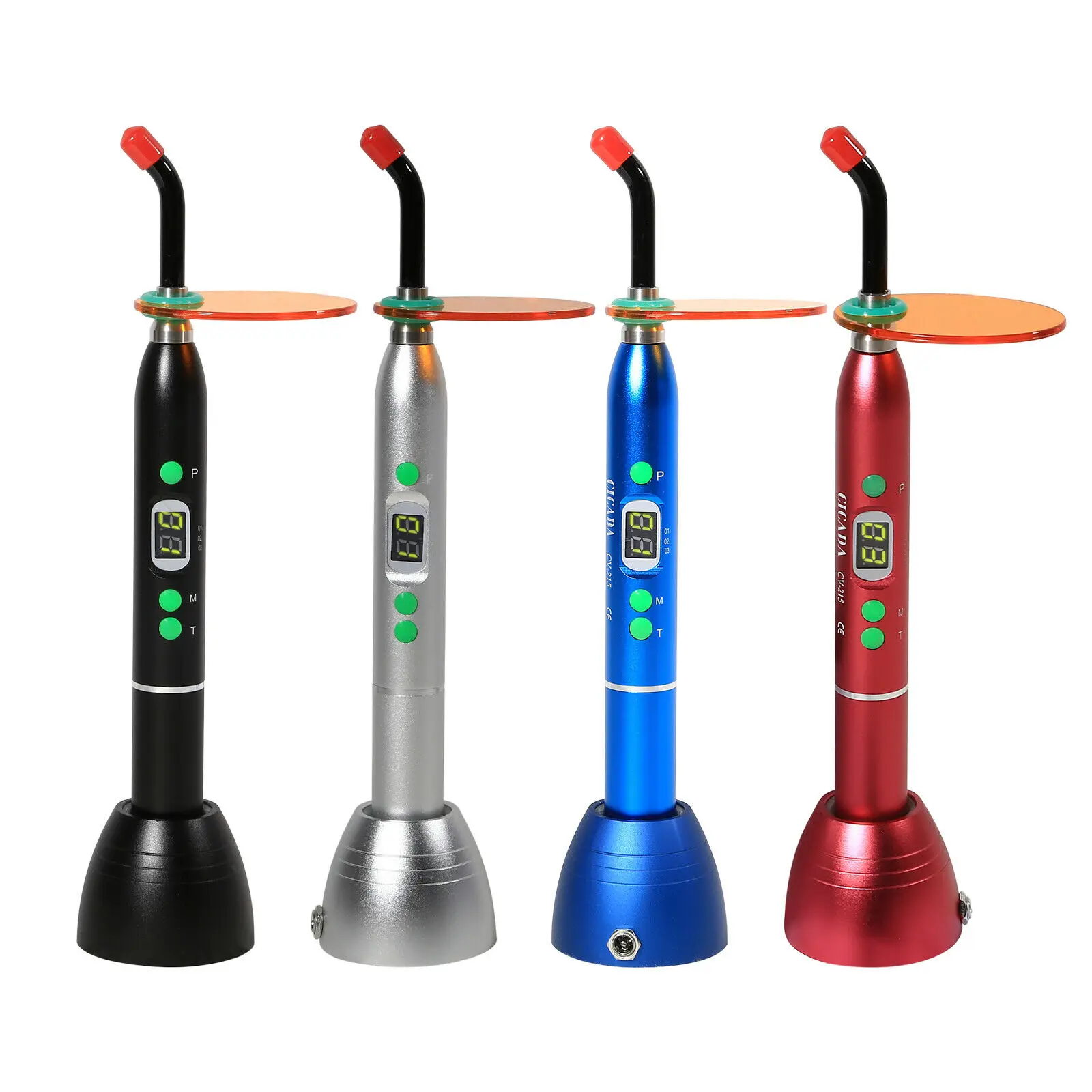 

4Colors Dental Cordless Wireless LED Curing Light Lamp Teeth Whitening Composite Resin