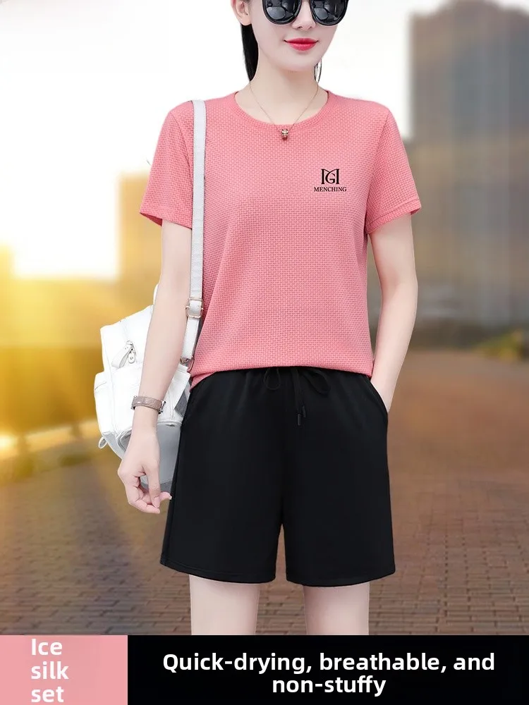 

TUCANO Qui Dry Sports Wear Set Women's Summer 2026 New Casual Running ort Sve Two Piece Set Comfortable Breathable