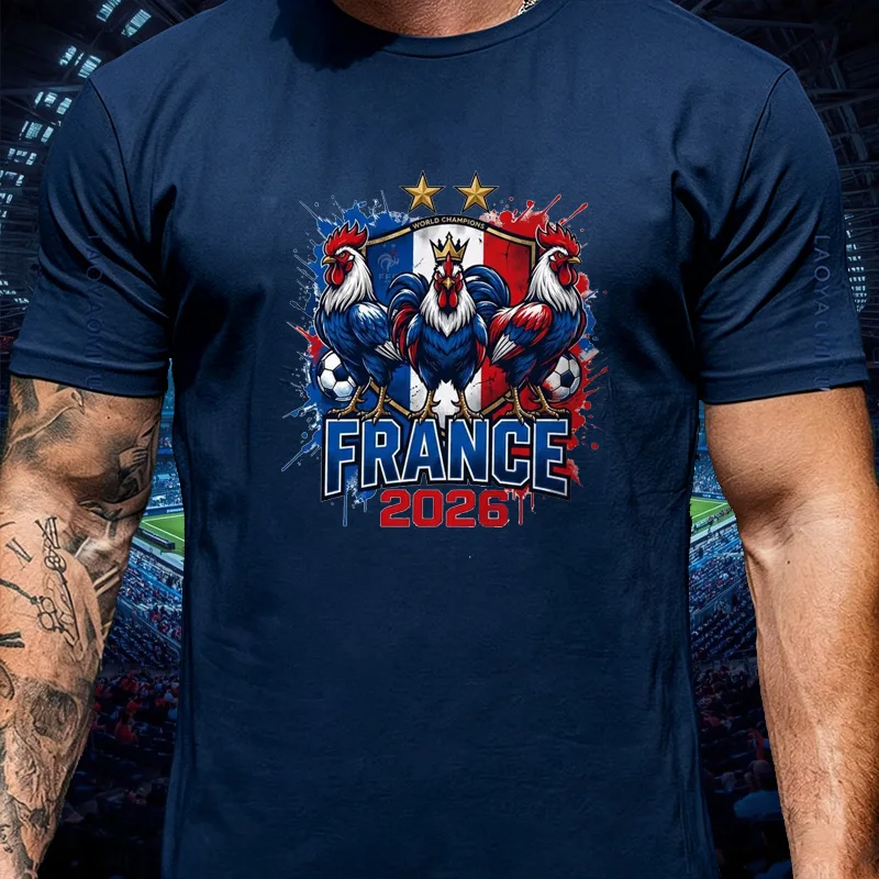 2026 USA Mexico Canada National Team Supporter North France Match Day Outfit Cotton Country Pride Football Fan Present