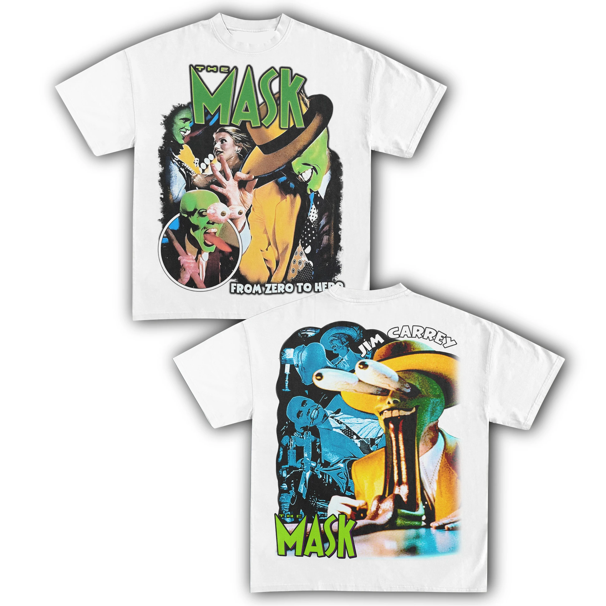 The Mask Jim Carrey 90s Retro Comedy T Shirt for Men Women Vintage Movie Classic Graphic Tee Streetwear - view 4