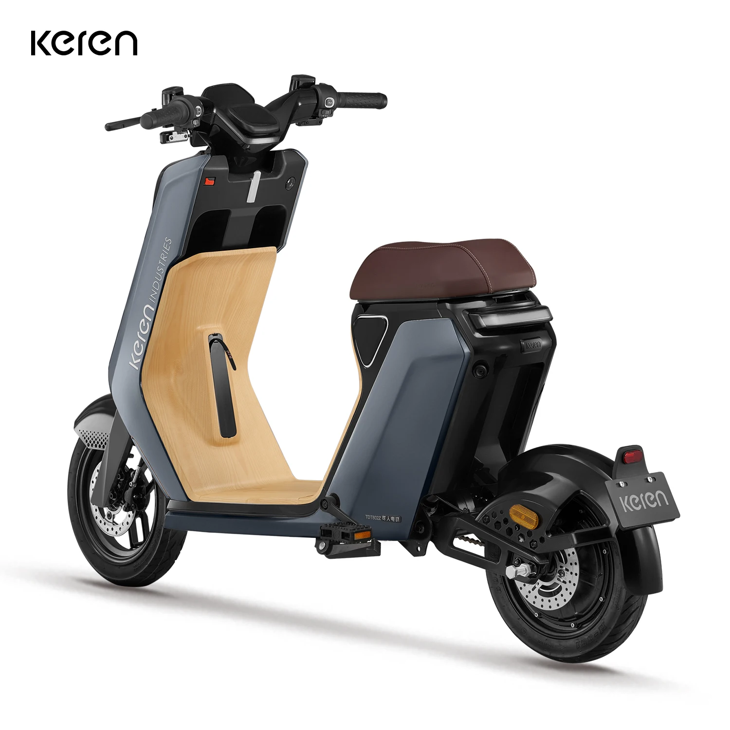 Picture 3: Keren Hydraulic Shock Absorber Two Wheeler Motor Cycle 60V 24Ah Lithium Battery Electric-moped