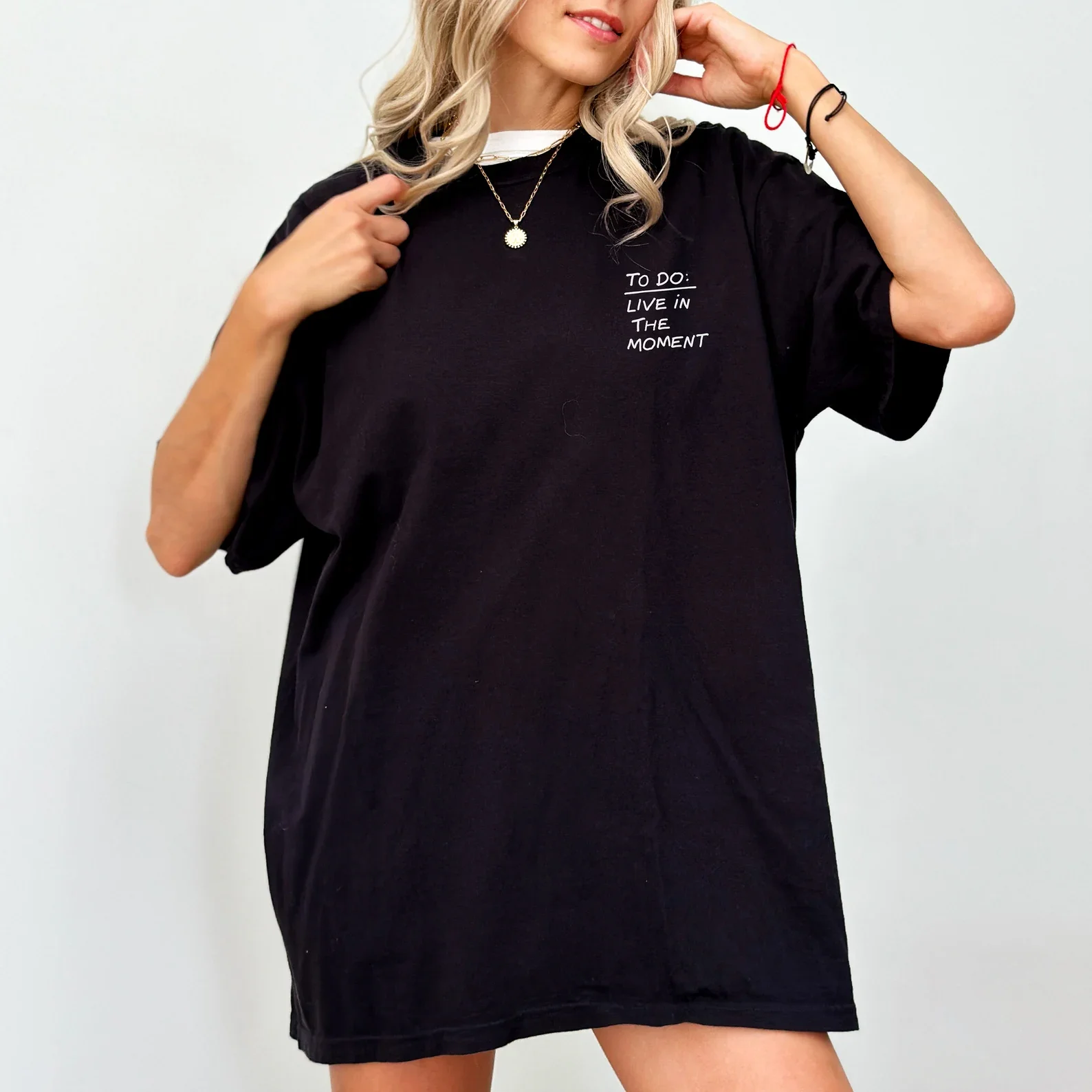 Skuggnas Live In The Moment Unisex T-shirt Pinterest Aesthetic t shirt Mental Health Fashion tshirts Personal Growth Shirt