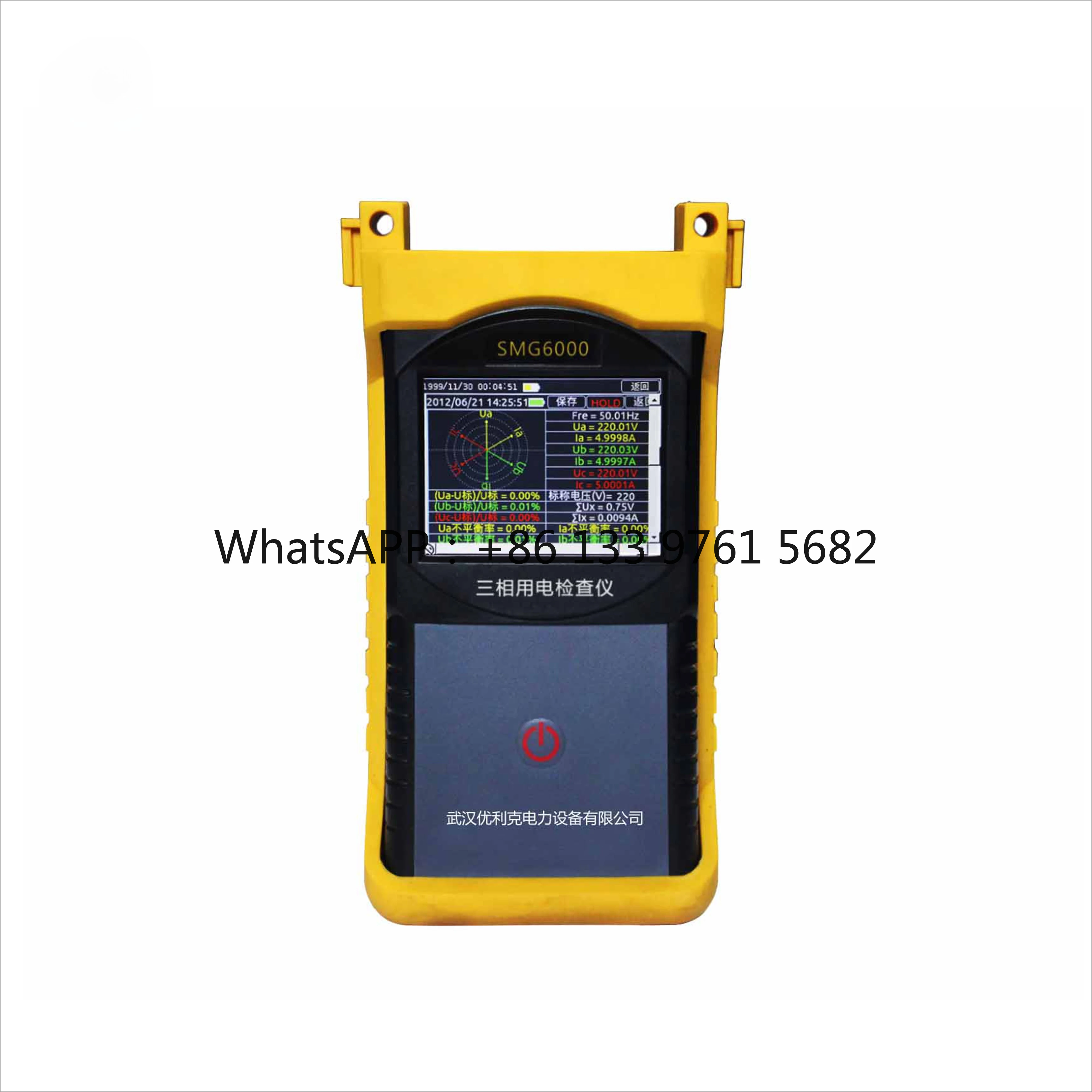 

ULKE-SMG6000 Digital Auto 3-Phase Clamp Meter VA Voltammeter Ammeter Power Meter for Industrial Equipment Testing