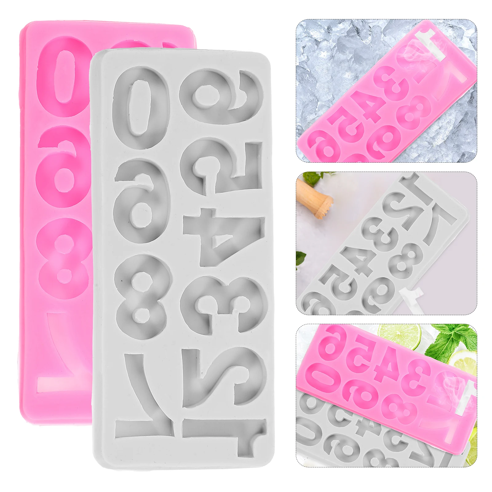 

3pcs Cube Mold Food Grade Silicone Trays Independent Compartments For Beer Wine Whiskey Cocktails Juice Coffee