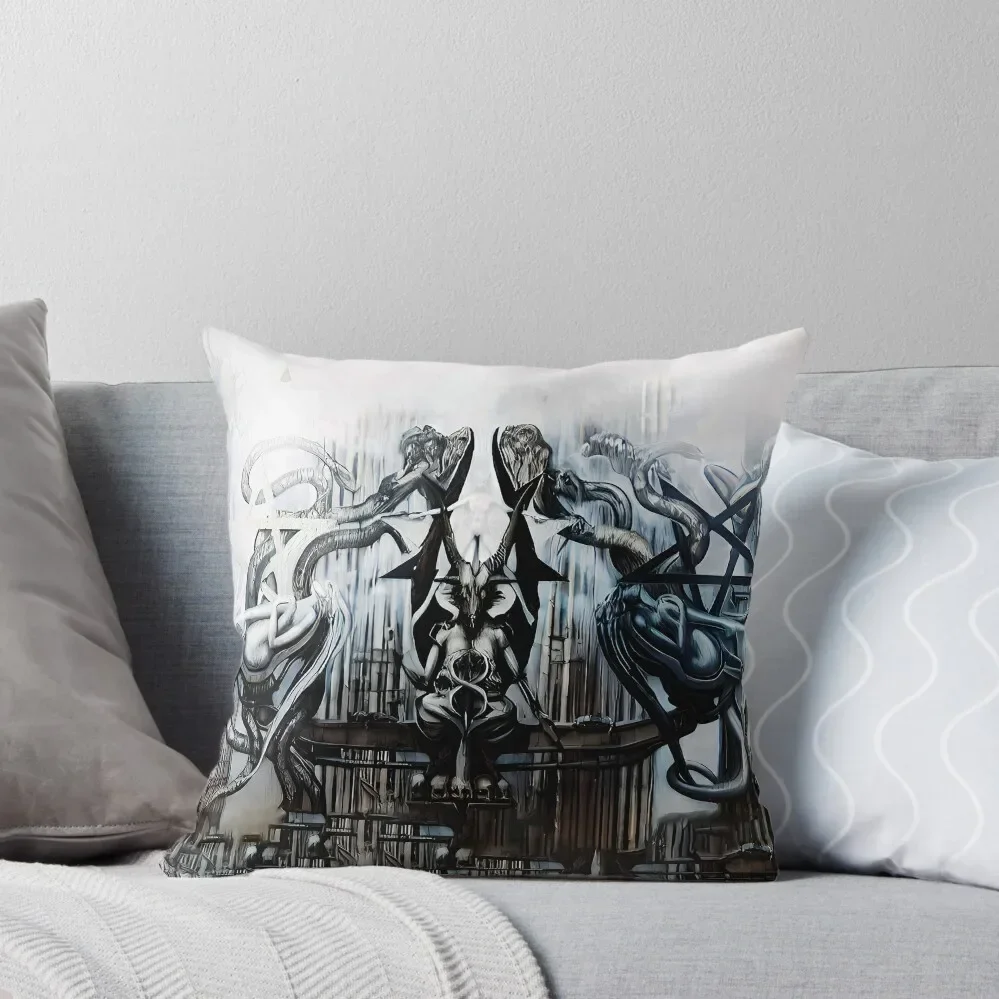 

Necronomicon HR Giger Throw Pillow Room decorating items Decorative Sofa Cushion Sitting Cushion Sofa Cover pillow