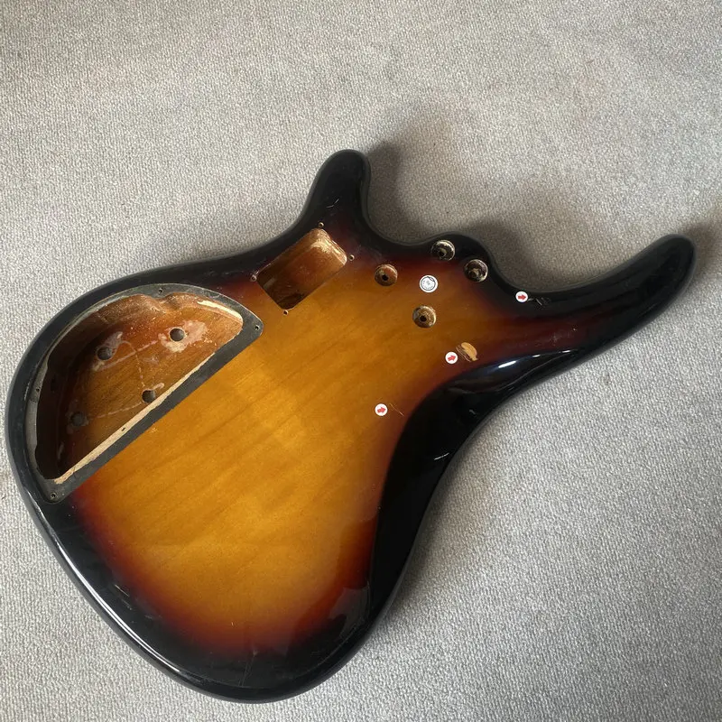 Jb344 sunburst cor 4 ou 5 cordas guitarra elétrica baixo corpo de madeira maciça mão direita captadores pjb ativos tintas arranhões diy & substituir