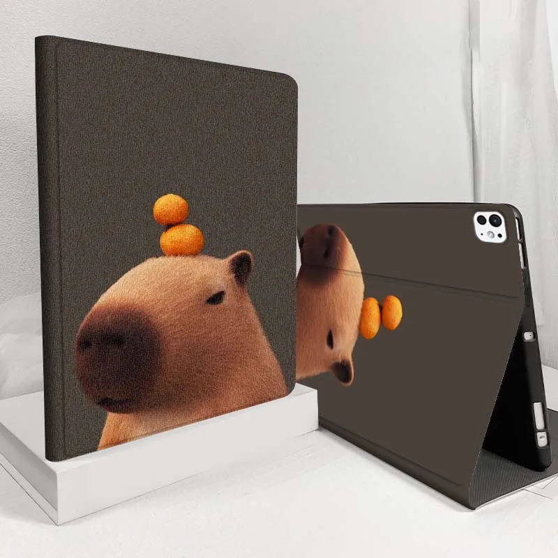

Capybara green backpack For iPad Pro Air 5 4 3 13 11 8 7 6 5 10th 7th 6th 10.5 12.9 10.9 Tablet Case
