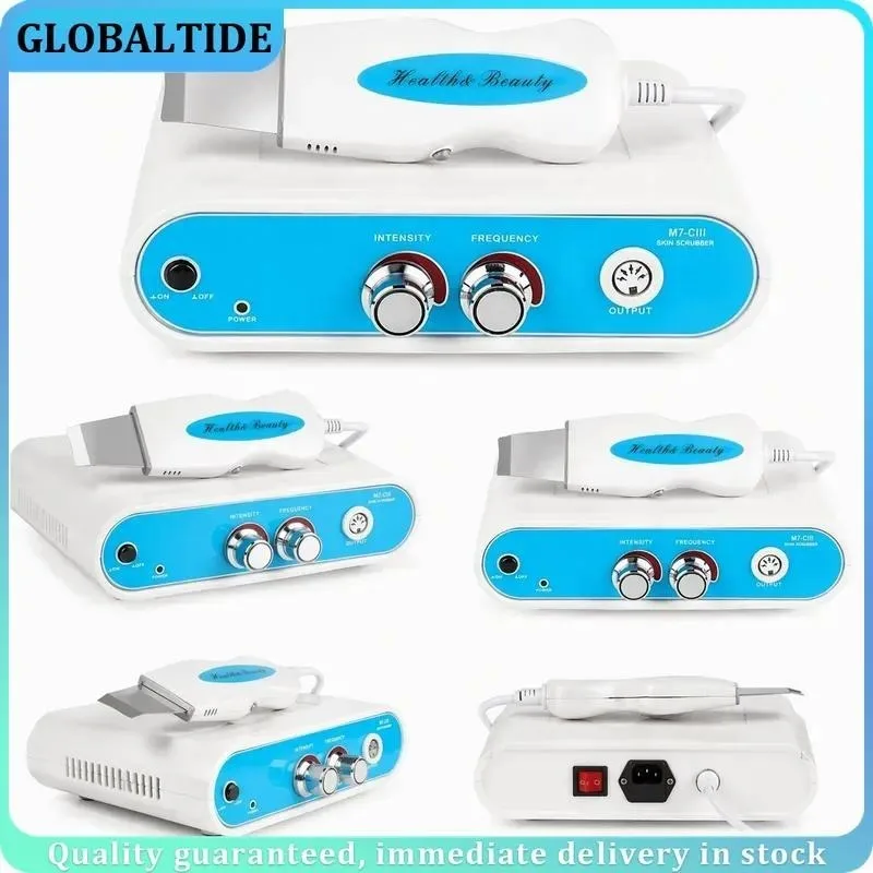 Ultrasonic Facial Cleaner Skin Scrubber Blackhead Remover Acne Spot Removal Face Cleaning Tool Massage Lifting Beauty Device