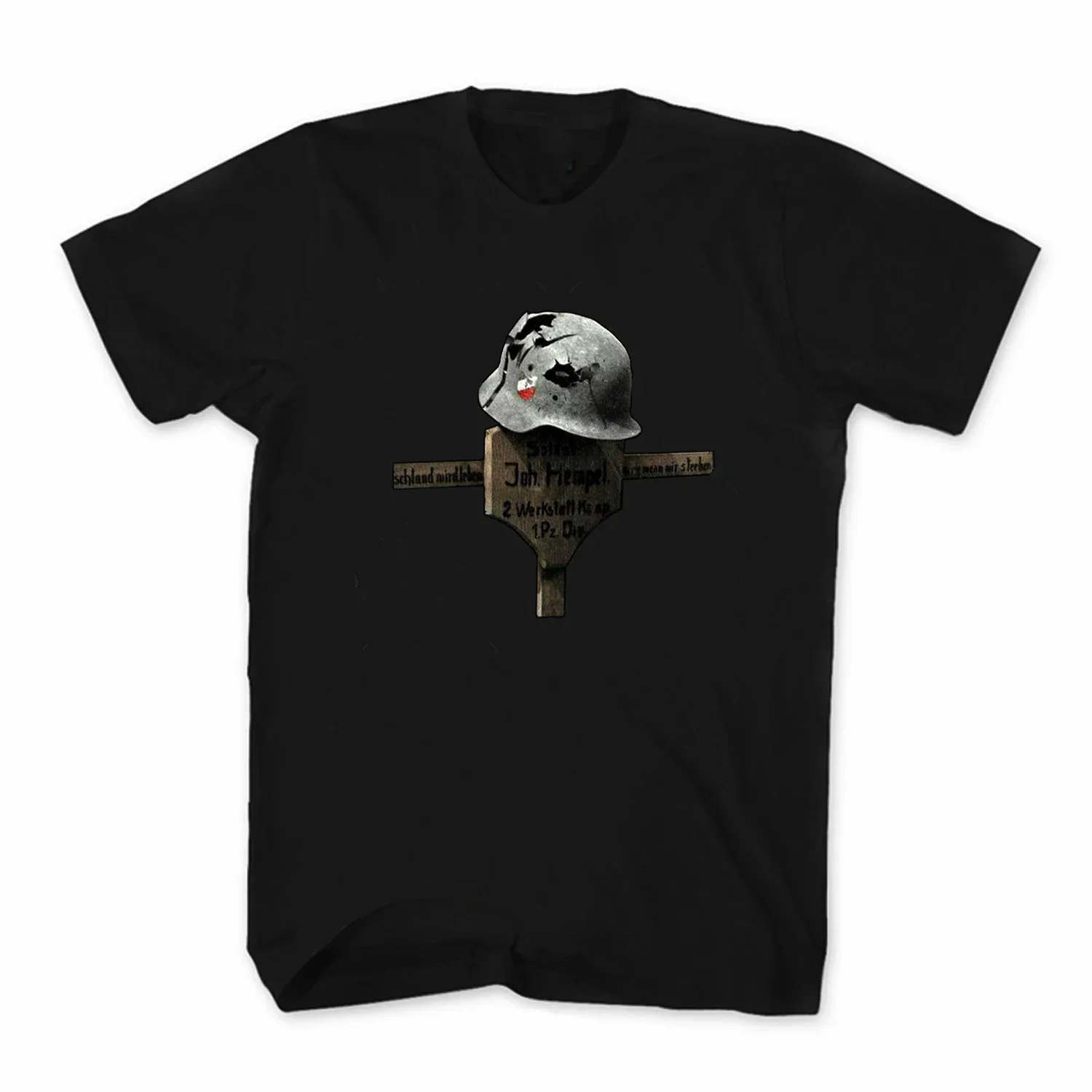 Grave of Wehrmacht T-Shirt 100% Cotton O-Neck Summer Short Sleeve Casual Mens T-shirt Size S-3XL