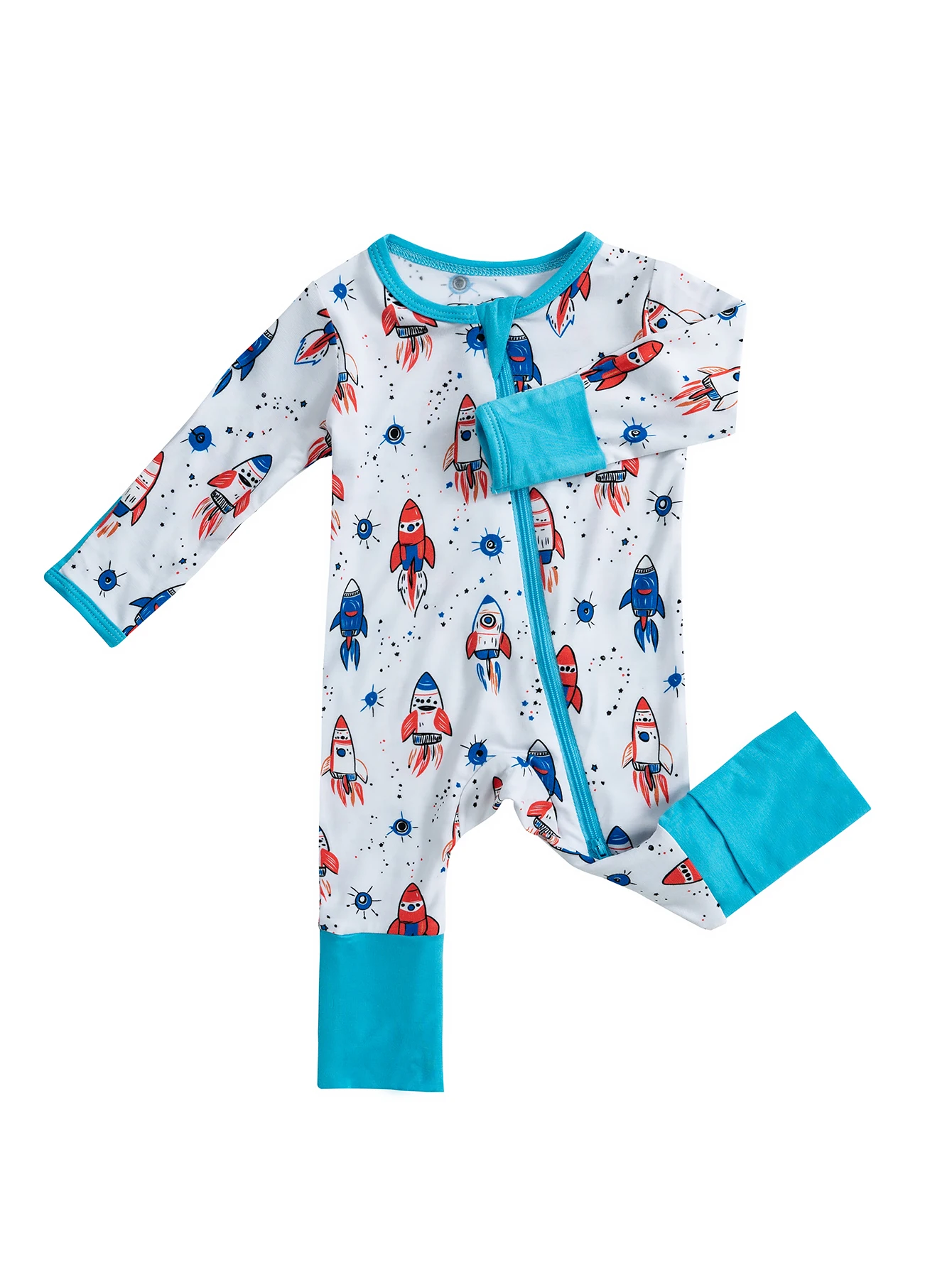 Ultra-Soft Bamboo Fibre Baby Romper | Eco-Friendly Hypoallergenic Unisex Sleepwear/Playwear | 0-24 Months view 6