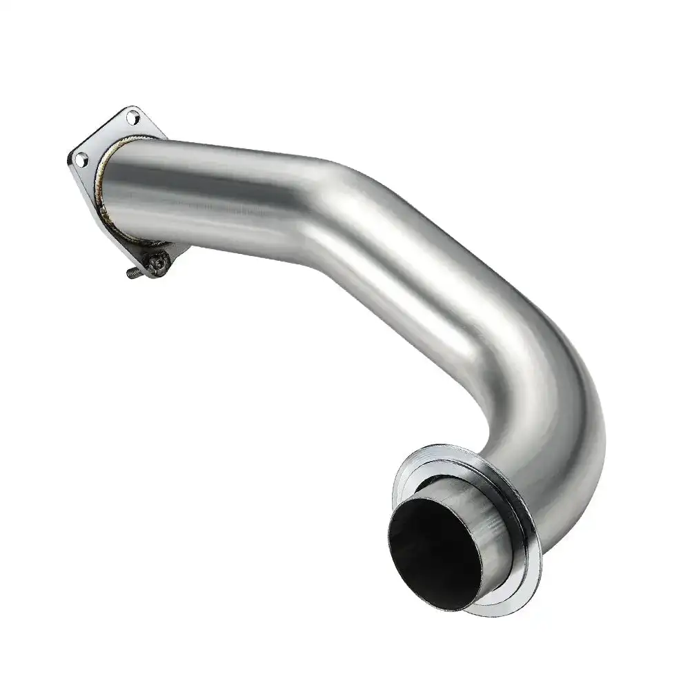 SJDP-014g---3.5 Inch Downpipe Stainless Steel Exhaust Pipe System For 2017-2023 L5P 6.6L Duramax Diesel