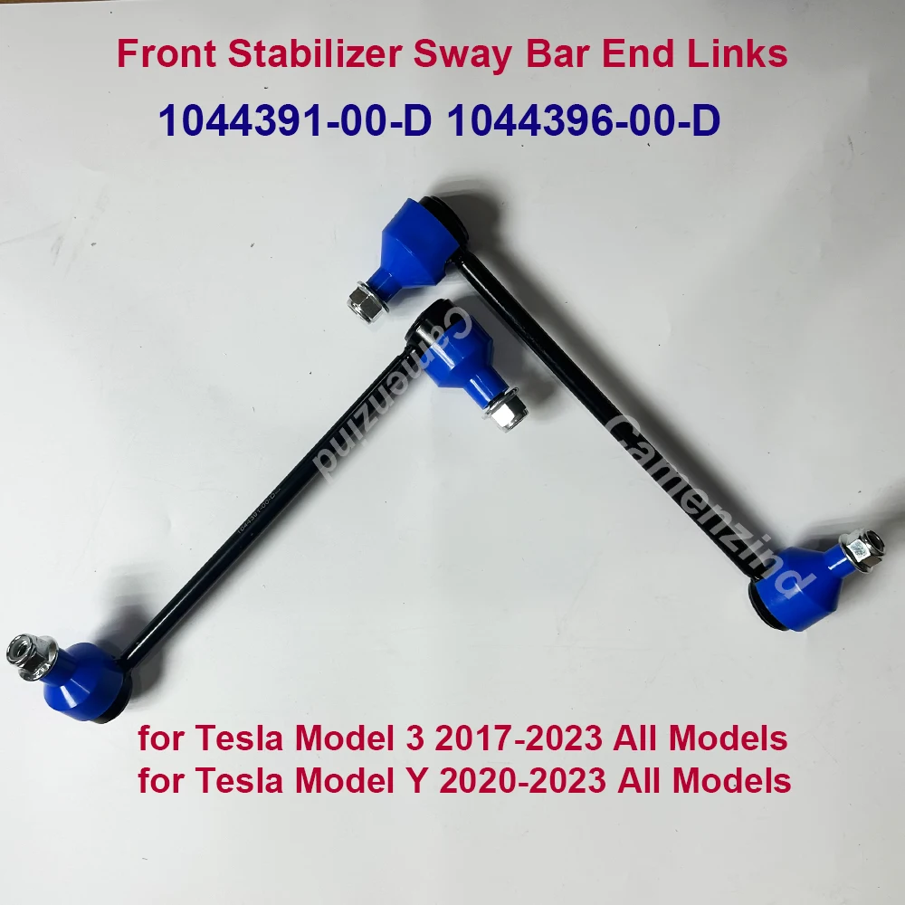 

Комплект из 2 передних стойок стабилизатора для Tesla Model 3 2017-2023 и Model Y 2020-2023, номера деталей: 1044391-00-D, 1044396-00-D, 1044391, 1044396