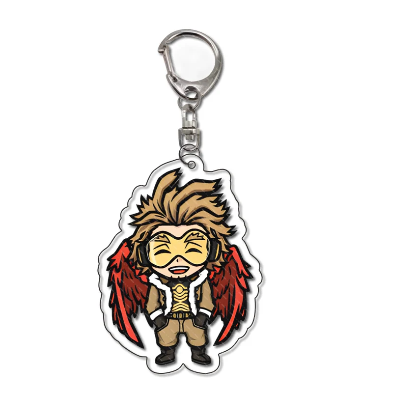 Boku no Hero Academia Keychain Arcylic Cartoon Figures Keyrings Anime Key Chain Accessories