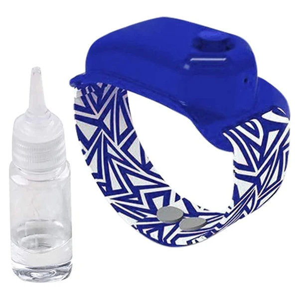 Wearable Hand Sanitizer Dispenser Silicone Refillable Wristband Pumps Bracelet for Travel Refillable Lotion Gel Holder