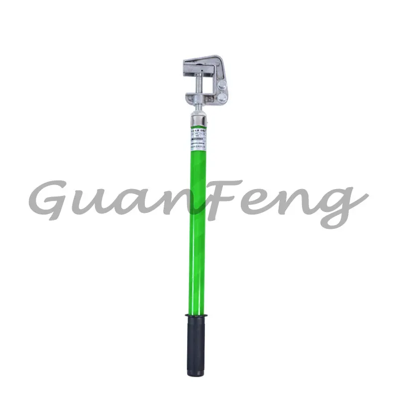 10KV 35KV Copper High Voltage Ground Wire, Indoor Flat Double Tongue Clamp for Distribution Room