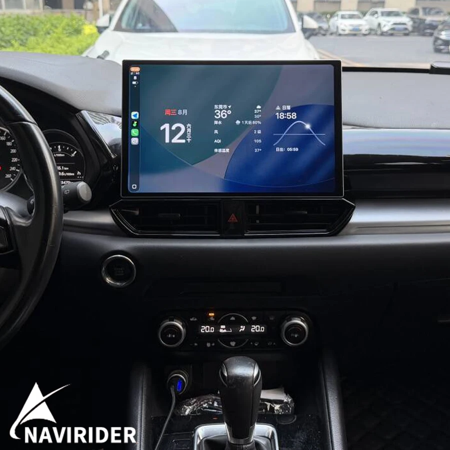 13INCH Android 15 QLED Car Radio Multimídia VideoPlayer Carplay For Mazda CX5 2017-2022 RDS BT Dual System Navigation Stereo HU
