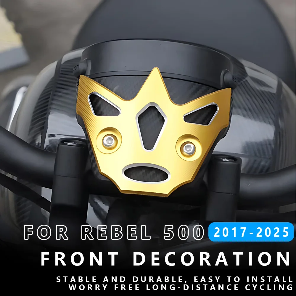 

MTKRACING для HONDA REBEL 500 2017-2025, аксессуары для мотоциклов, лобовое стекло, передний спидометр, украшение крышки прибора