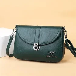 Bolsa mensageiro de ombro simples para mulheres, elegante bolsa de mãe transada, bolsa tiracolo de grande capacidade, nova moda