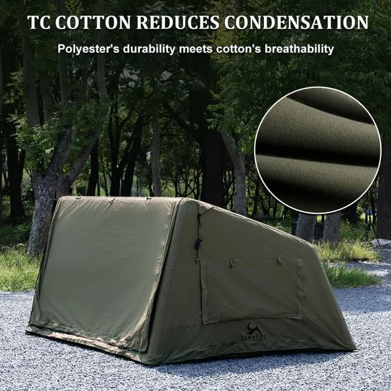 Outdoor tent Fully automatic inflatable camping tent Camp party Waterproof flame retardant cotton sleeping cabin