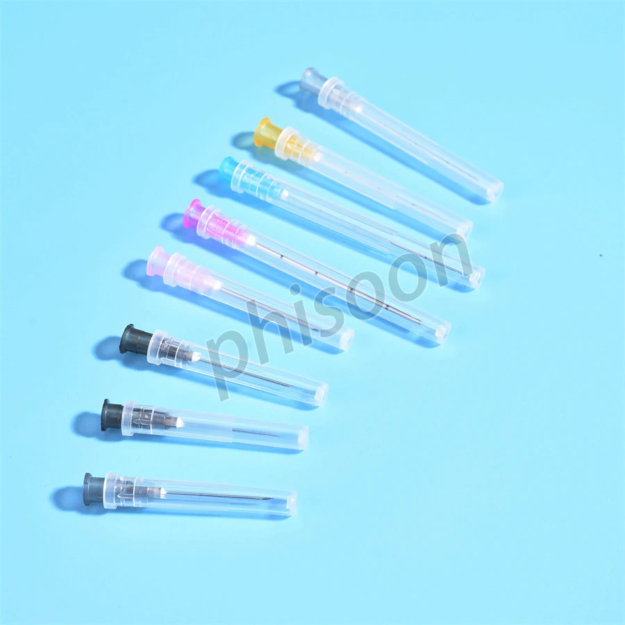 Korea Blunt needle Needle Tips 21G/22G/23G/25G/27G/30G Fine Micro Cannula Plain Ends Notched Endo needle tip Syringe 50packs