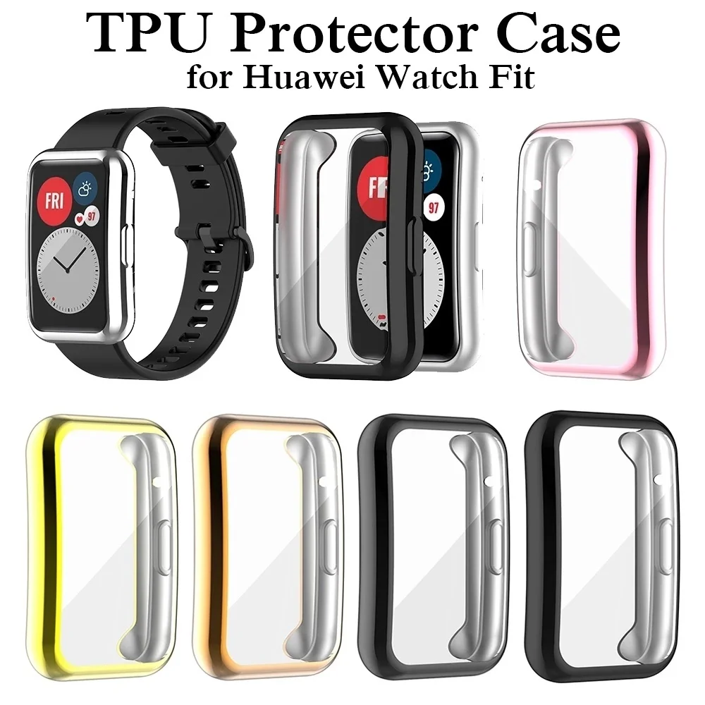 Soft Protective Watch Cover For HUAWEI Watch Fit 2 TPU Protective Case Compatible with HUAWEI Watch Fit Cover