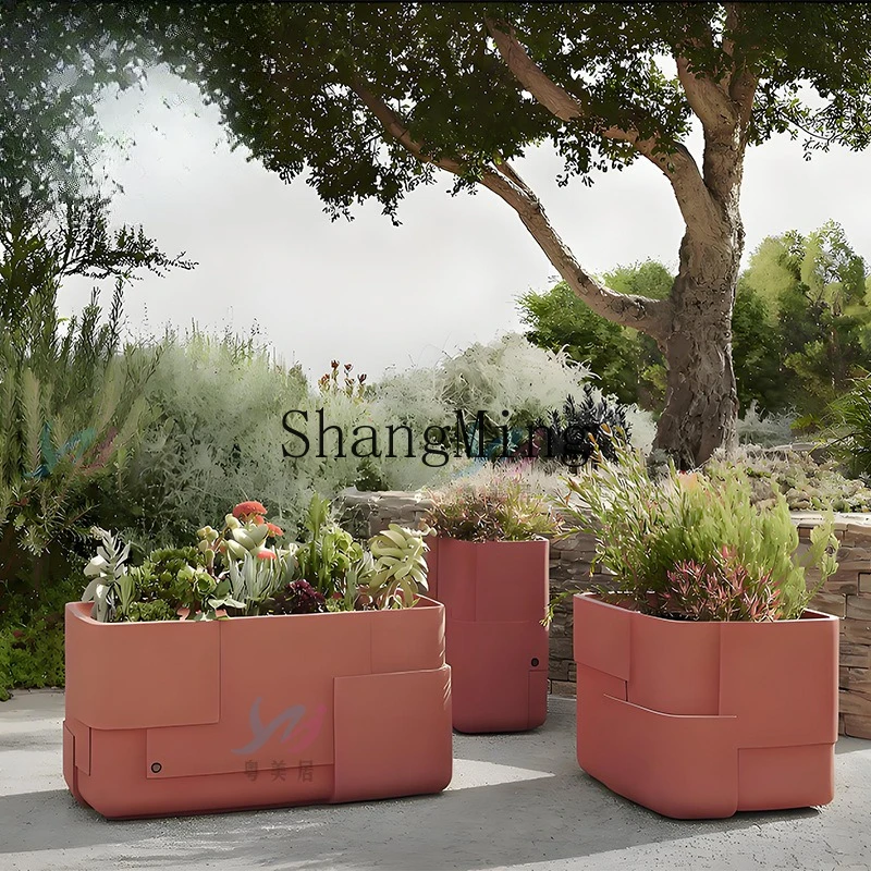 DSA Flower Pot Outdoor Combination Flower Utensils Modern Garden Landscape Beauty and Chen Ornament Landscaping