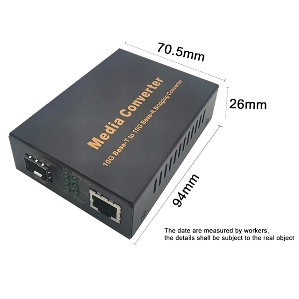 Imagem -04 - Transceptor da Fibra Ótica Interruptor dos Ethernet 1.25g 2.5g 10g Entalhe Rj45 Sfp o